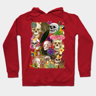 El Día de Muertos de trópico Hoodie